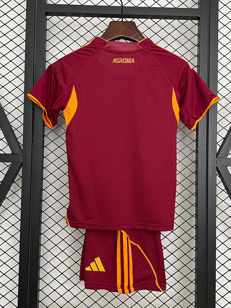 KIT INFANTIL DO ROMA 25/26 VERMELHO 3