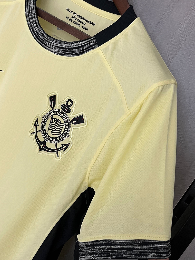 CAMISA RETRÔ DO CORINTHIANS AMARELO 23/24 1