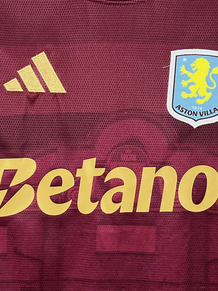 CAMISOLA DO ASTON VILLA 25/26 VERMELHO 2