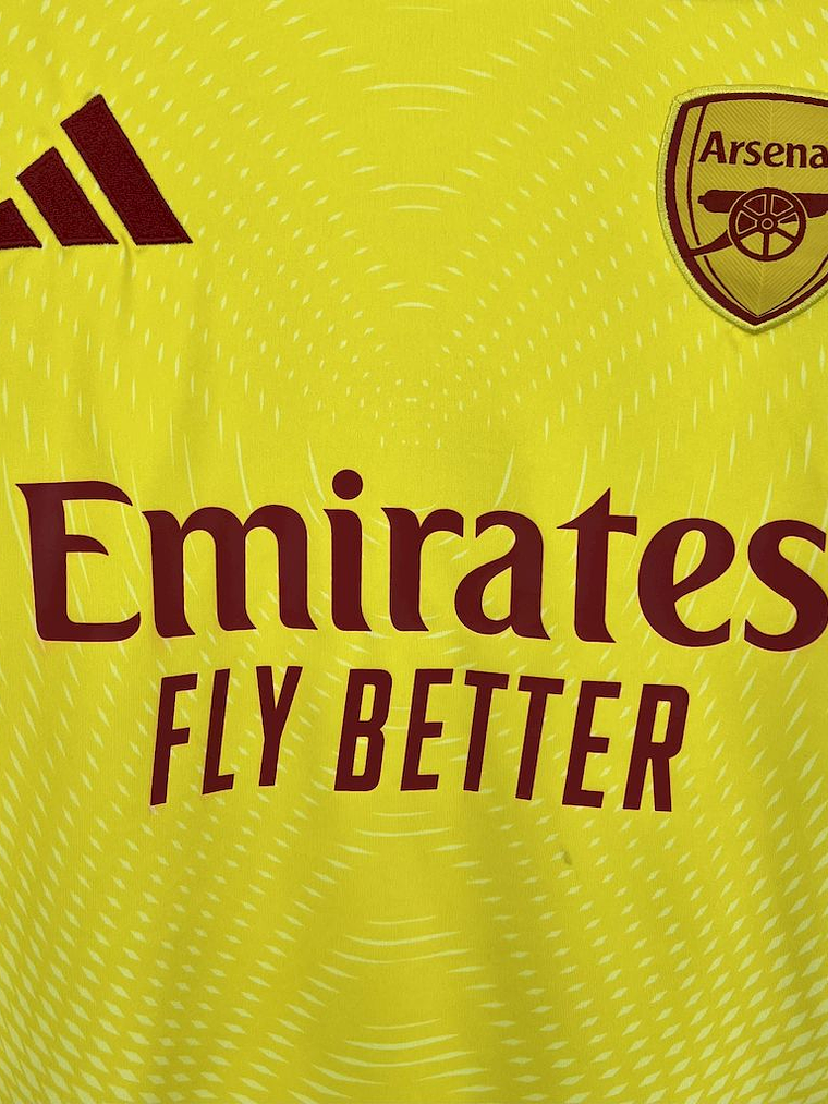 CAMISOLA DO ARSENAL 25/26 AMARELO 2