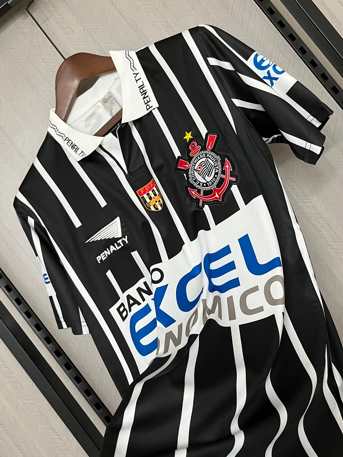 CAMISA RETRÔ DO CORINTHIANS - EXCEL ECONOMICO 1998 5