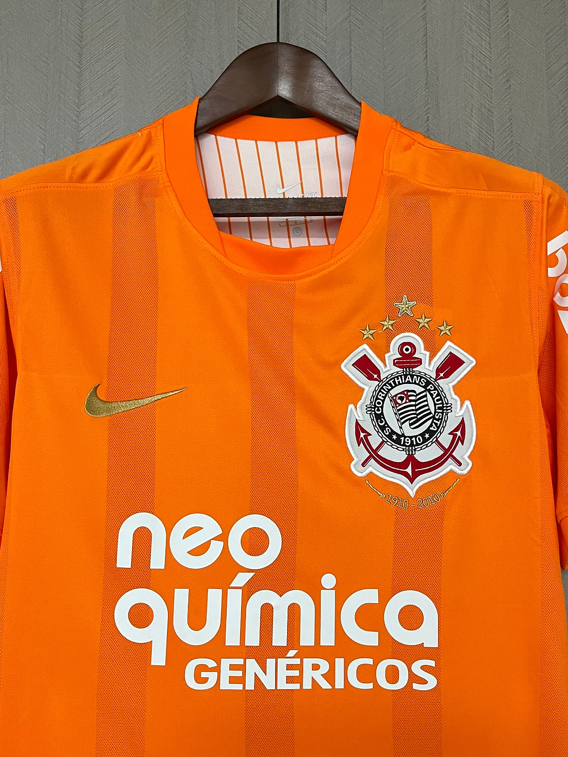 CAMISA RETRÔ DO CORINTHIANS LARANJA 2010 4
