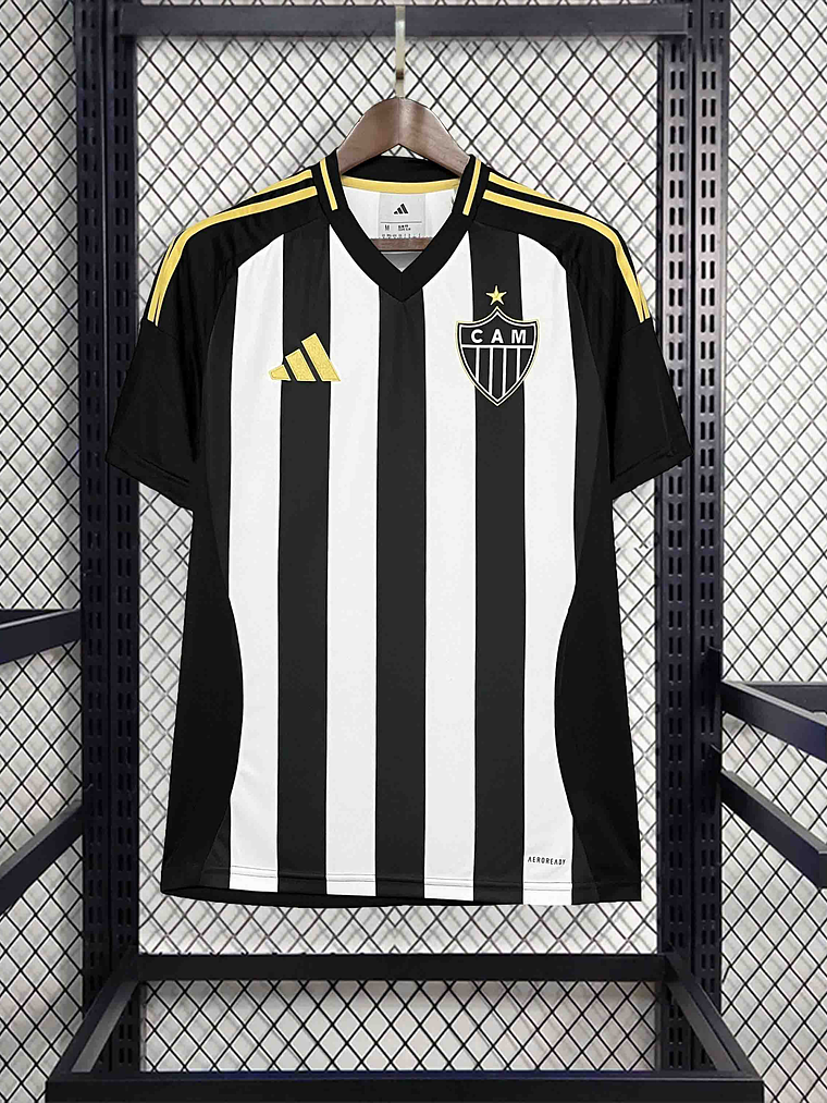CAMISOLA DO ATLETICO MINEIRO 25/26 PRETO E BRANCO 1