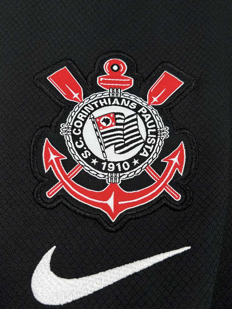 CAMISOLA DO CORINTHIANS 25/26 PRETO 2