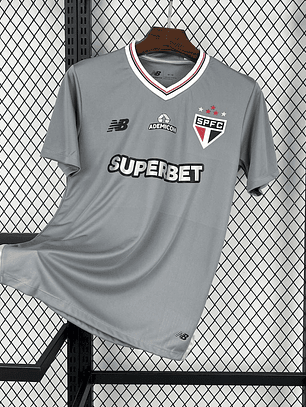 CAMISOLA DO SÃO PAULO 25/26 CINZA