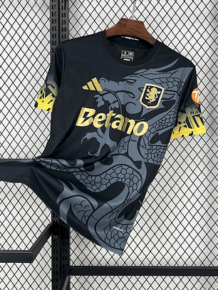 CAMISOLA DO ASTON VILLA 25/26 BLACK DRAGON