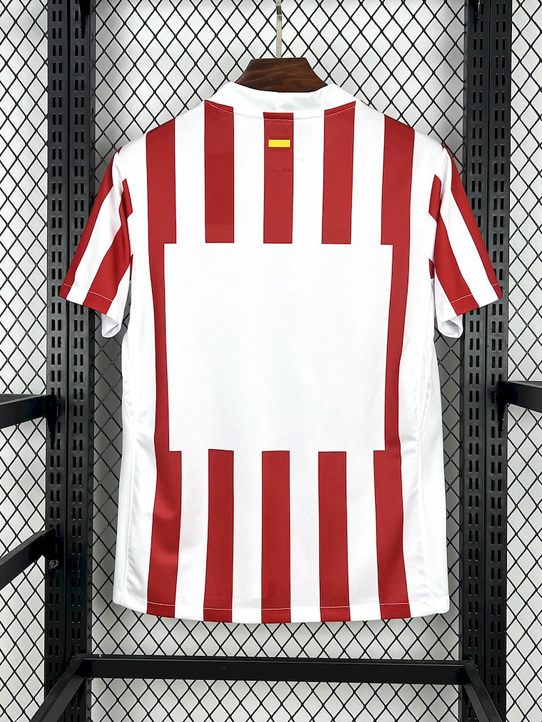 CAMISOLA DO ATLETICO DE MADRID 25/26 BRANCO E VERMELHO 3