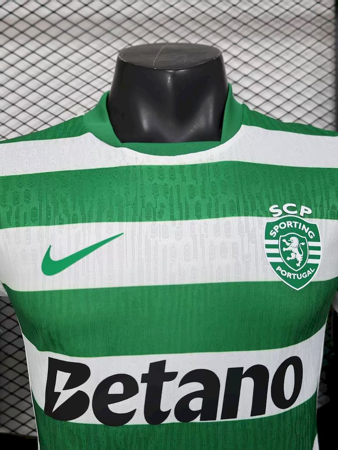 CAMISOLA VERSÃO PLAYER DO SPORTING 23/24 VERDE E BRANCO 2