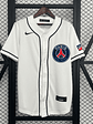 CAMISOLA DE BASEBOL DO PSG 25/26 BRANCO - Thumbnail 1