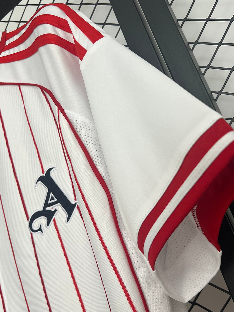 CAMISOLA DE BASEBOL DO ARSENAL 25/26 BRANCO 4