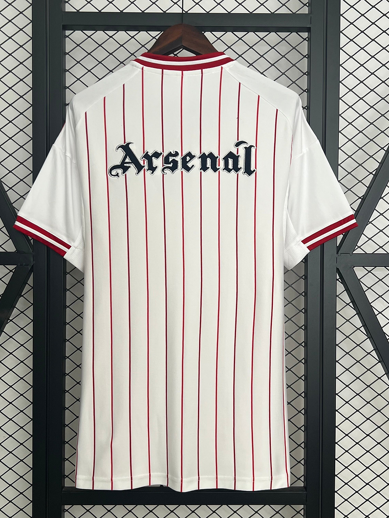 CAMISOLA DE BASEBOL DO ARSENAL 25/26 BRANCO 5