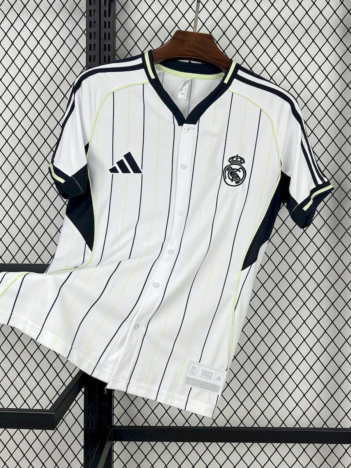 CAMISOLA DE BASEBOL DO REAL MADRID 25/26 BRANCO 1