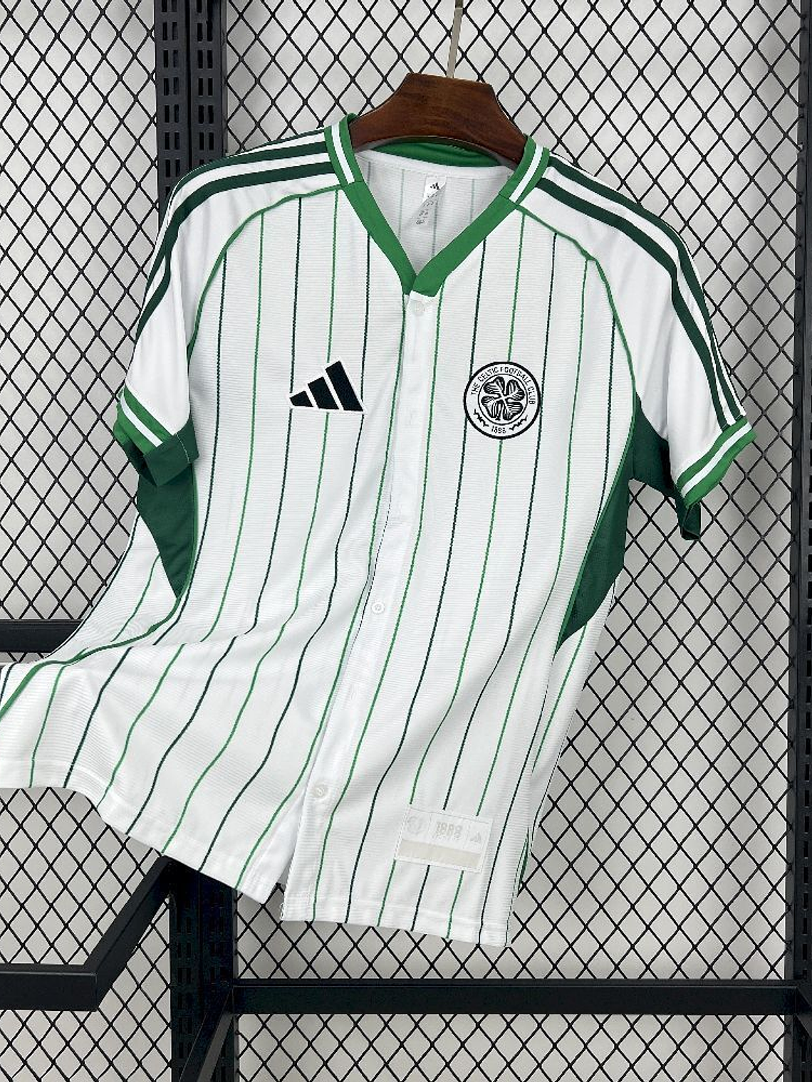 CAMISOLA DE BASEBOL DO CELTIC 25/26 BRANCO 1