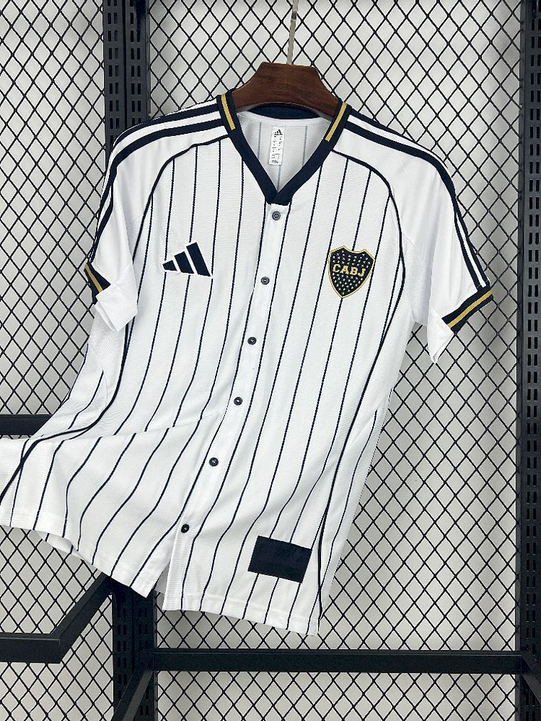 CAMISOLA DE BASEBOL DO BOCA JUNIORS 25/26 BRANCO 1