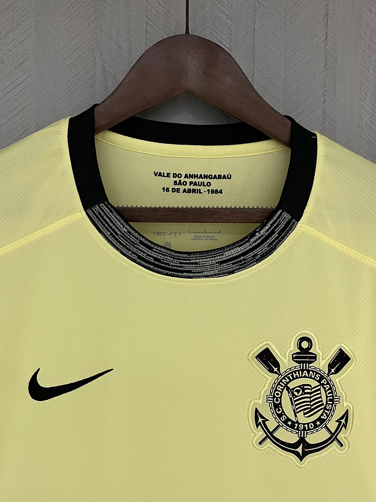 CAMISA RETRÔ DO CORINTHIANS AMARELO 23/24 7