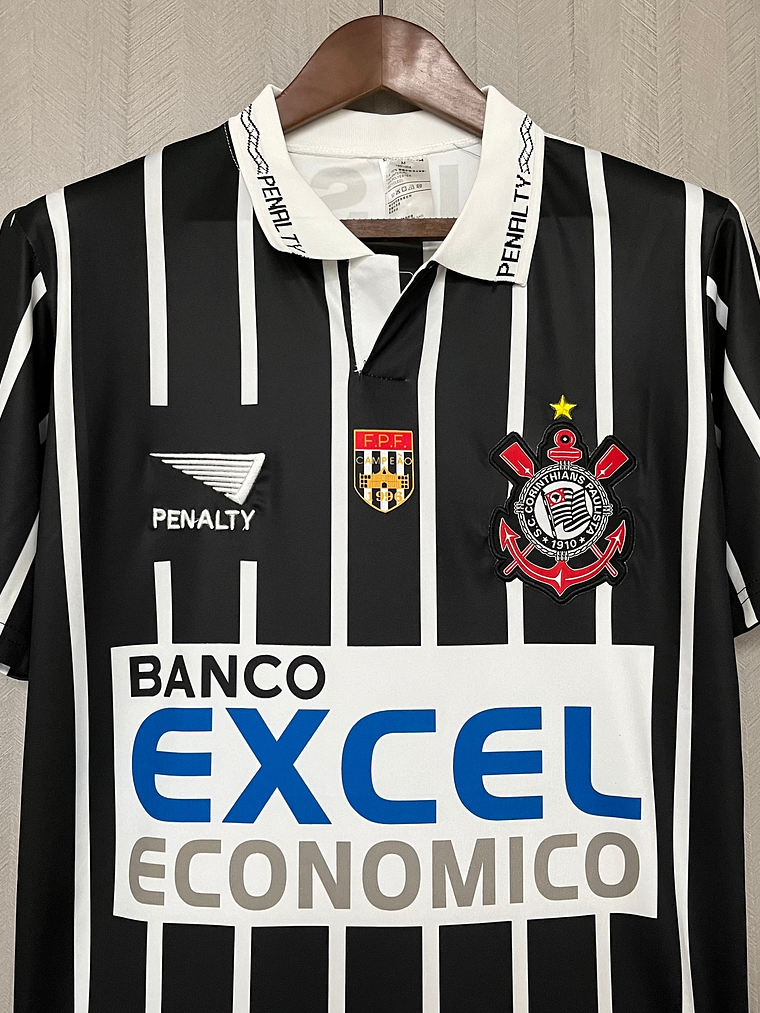 CAMISA RETRÔ DO CORINTHIANS - EXCEL ECONOMICO 1998 1