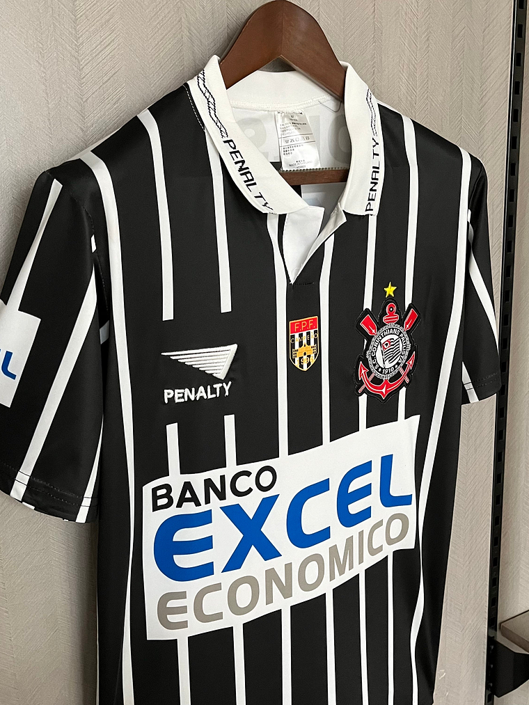 CAMISA RETRÔ DO CORINTHIANS - EXCEL ECONOMICO 1998 2