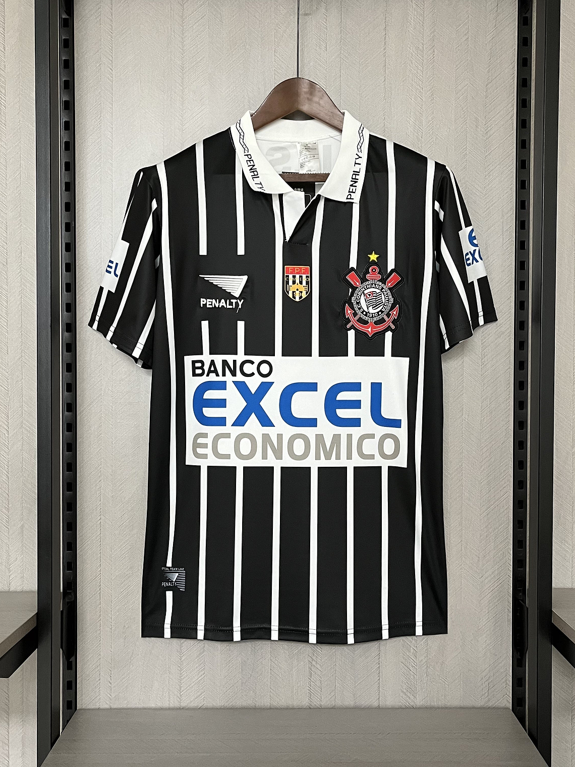CAMISA RETRÔ DO CORINTHIANS - EXCEL ECONOMICO 1998 4