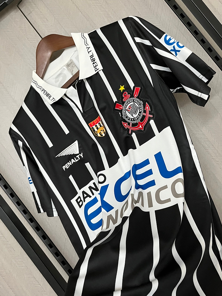 CAMISA RETRÔ DO CORINTHIANS - EXCEL ECONOMICO 1998 5