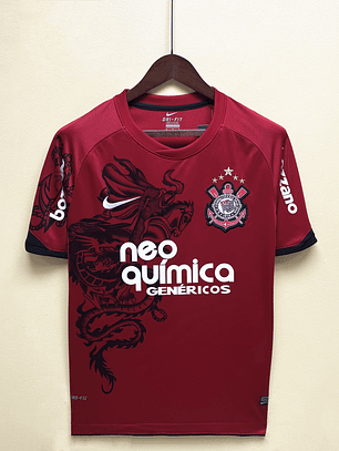 CAMISA RETRÔ DO CORINTHIANS VERMELHA 11/12