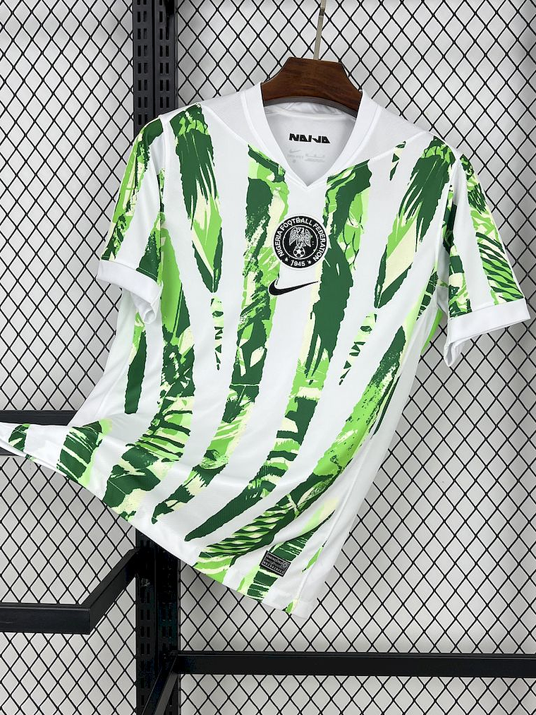 CAMISOLA DA SELEÇÃO DA NIGERIA 25/26 BRANCO E VERDE 1