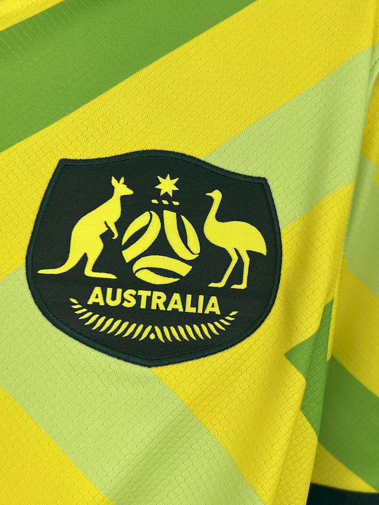 CAMISOLA DA SELEÇÃO DA AUSTRALIA 25/26 AMARELO 2
