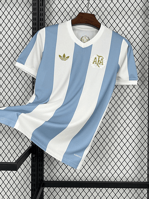 CAMISOLA DA SELEÇÃO DA ARGENTINA 25/26 AZUL E BRANCO