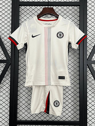 KIT INFANTIL DO CHELSEA 25/26 BRANCO