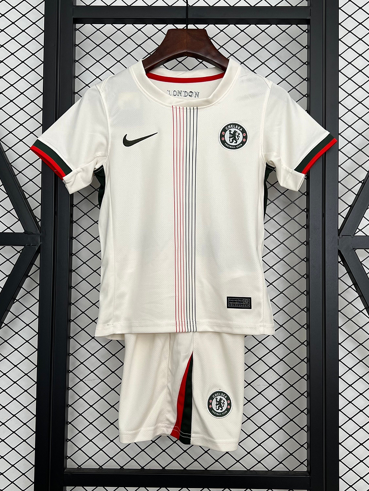 KIT INFANTIL DO CHELSEA 25/26 BRANCO 1