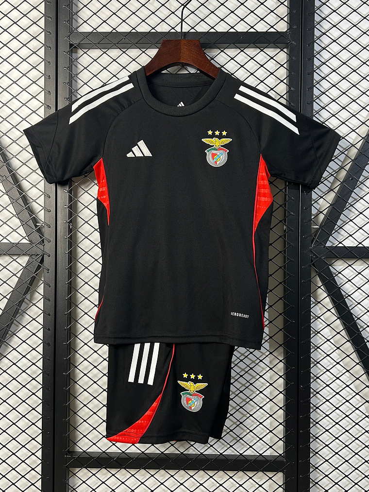 KIT INFANTIL DO BENFICA 25/26 PRETO 1