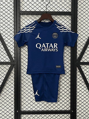 KIT INFANTIL DO PSG 25/26 AZUL