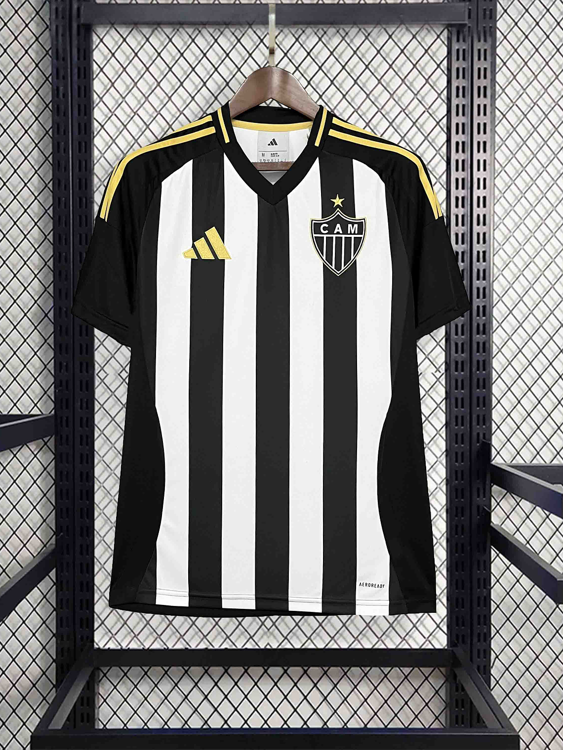 CAMISOLA DO ATLETICO MINEIRO 25/26 PRETO E BRANCO 1