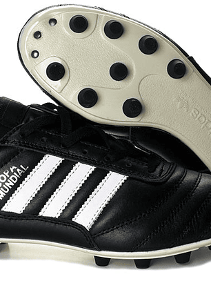 Chuteira Adidas Copa Mundial Black-White FG