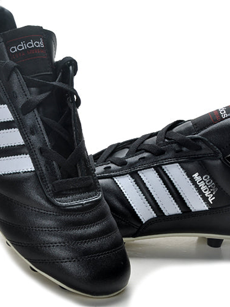 Chuteira Adidas Copa Mundial Black-White FG 3