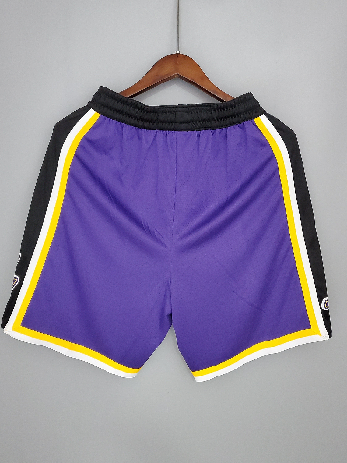 Shorts Los Angeles Lakers Purple Black Side NBA 2