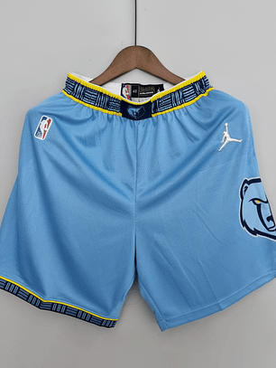 Shorts 75th Anniversary Memphis Grizzlies Jordan Edition Blue Shorts NBA