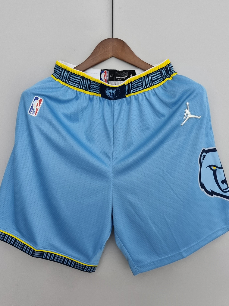 Shorts 75th Anniversary Memphis Grizzlies Jordan Edition Blue Shorts NBA 1