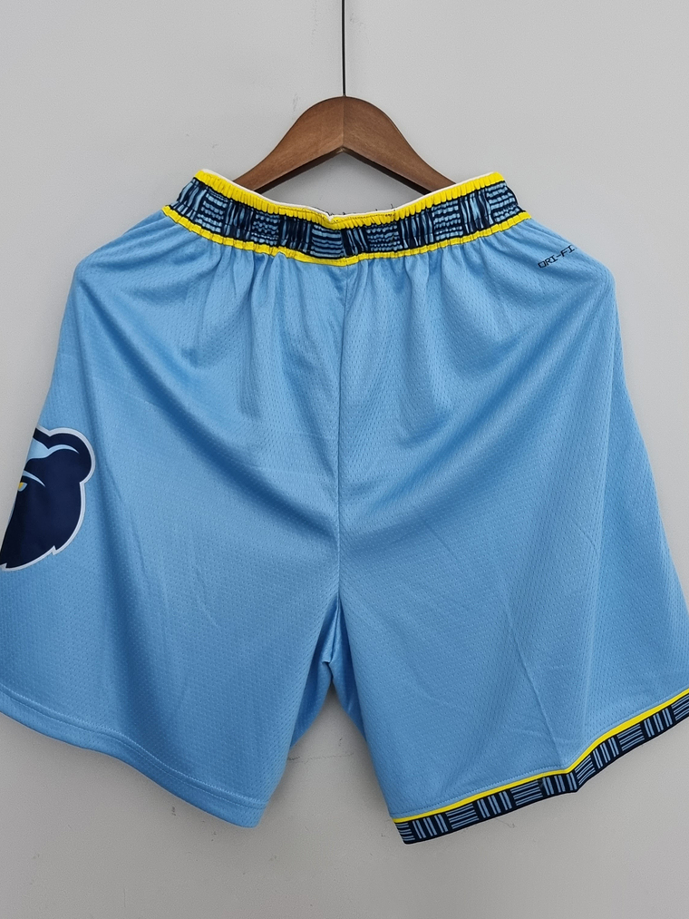 Shorts 75th Anniversary Memphis Grizzlies Jordan Edition Blue Shorts NBA 3
