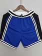 Shorts Golden State Warriors Blue Black NBA - Thumbnail 1
