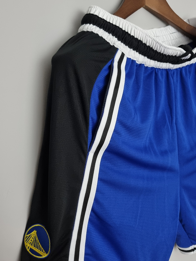 Shorts Golden State Warriors Blue Black NBA 2