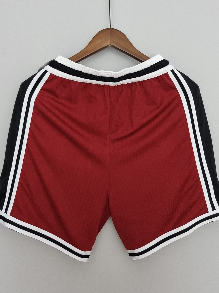 Shorts  Miami Heat Red Black NBA 4