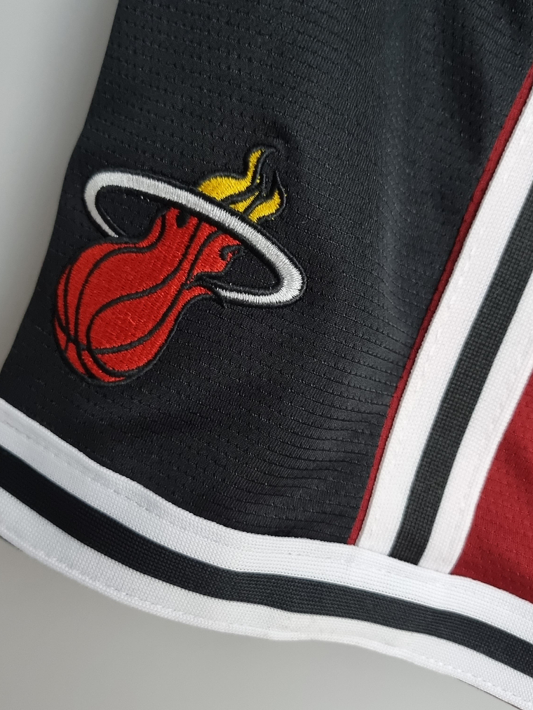 Shorts  Miami Heat Red Black NBA 6