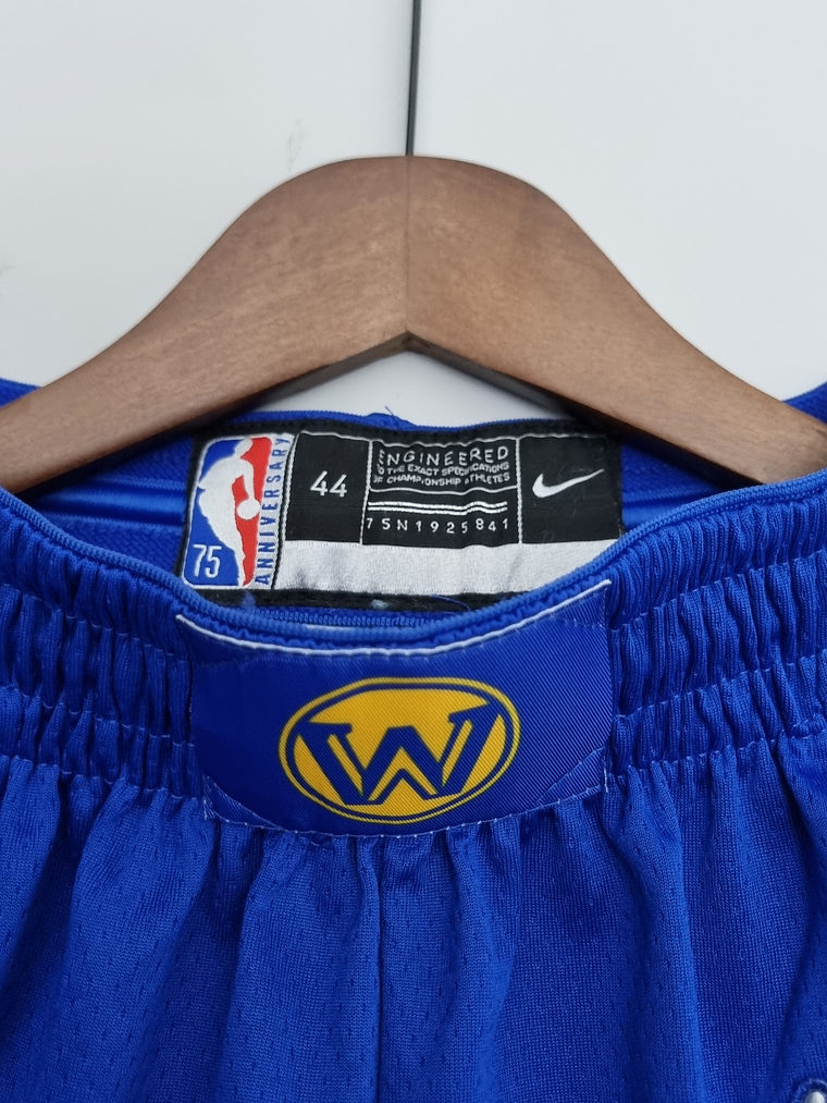 Shorts 75th Anniversary Golden State Warriors Blue NBA 8