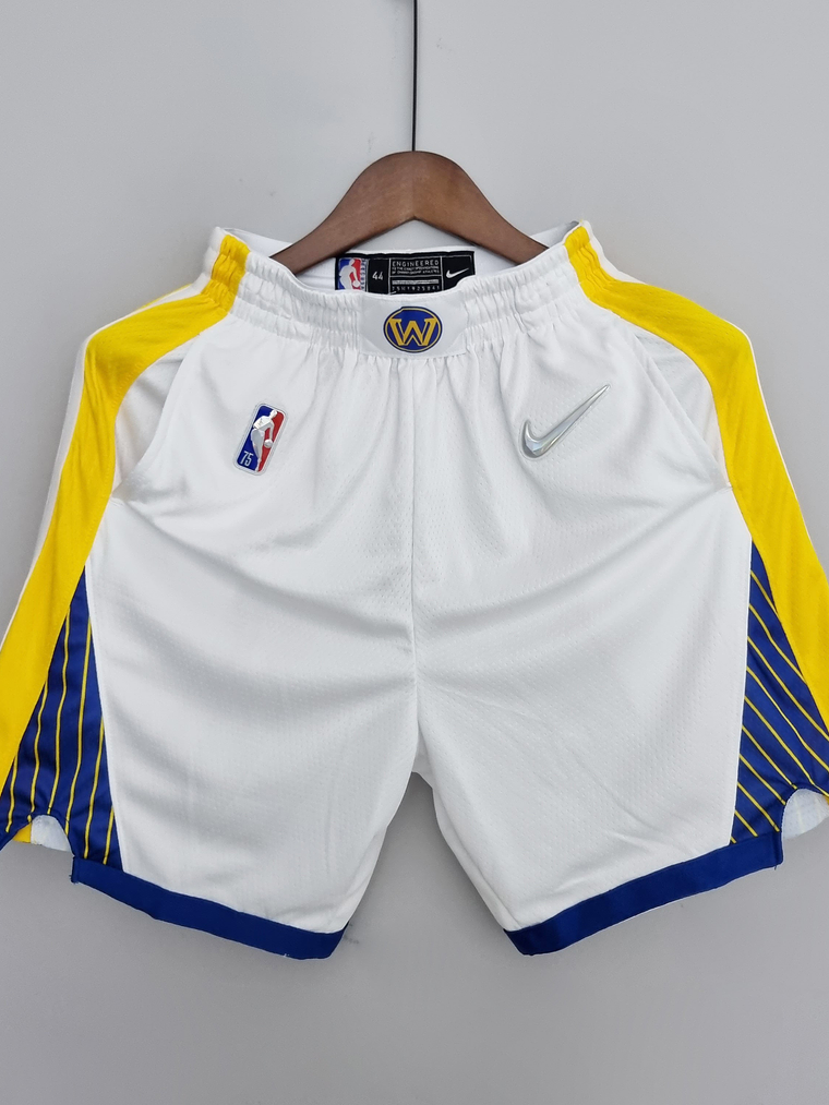 Shorts 75th Anniversary Golden State Warriors White NBA 1