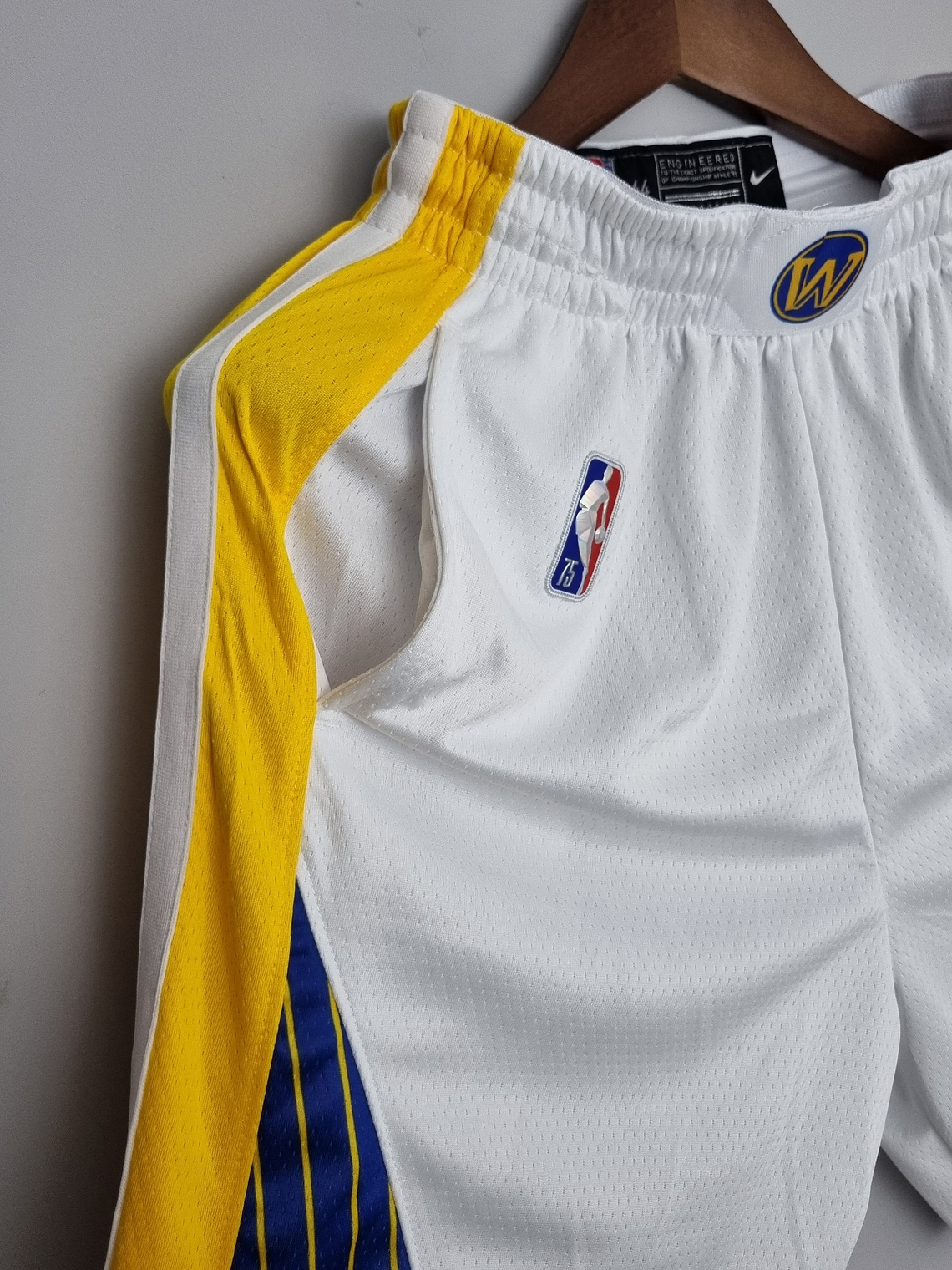 Shorts 75th Anniversary Golden State Warriors White NBA 5