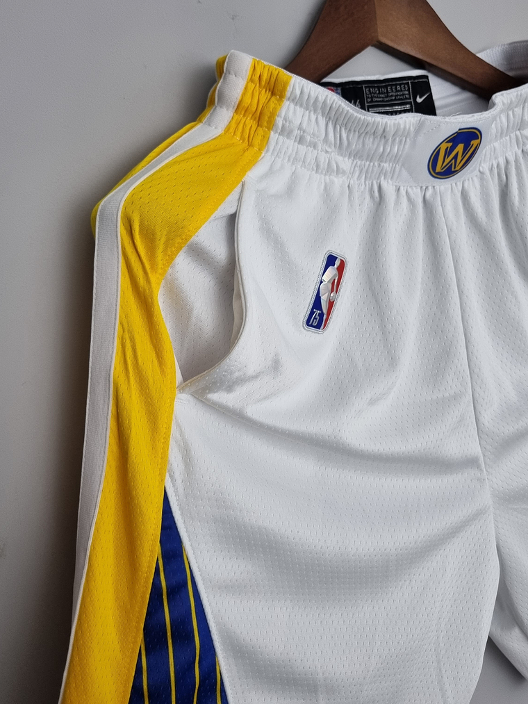 Shorts 75th Anniversary Golden State Warriors White NBA 5