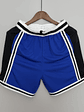 Shorts  New York Knicks Blue Black NBA - Thumbnail 1