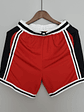 Shorts Chicago Bulls Black Red NBA - Thumbnail 1