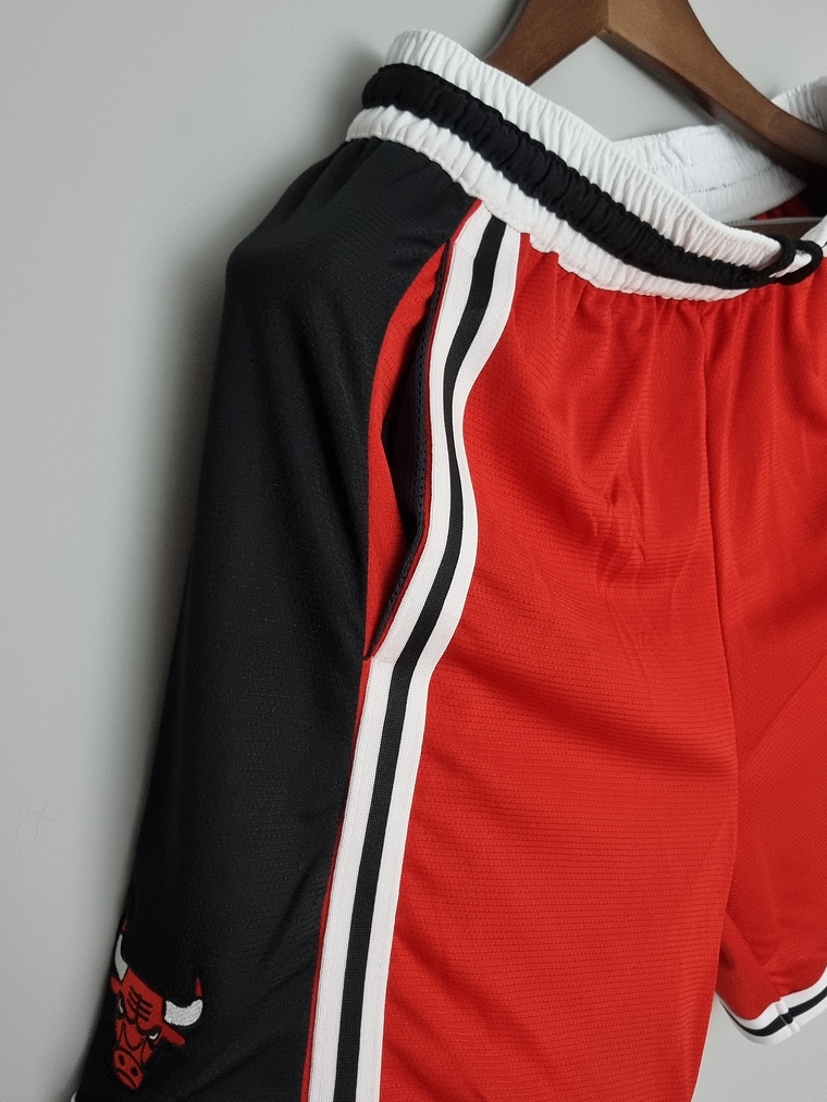 Shorts Chicago Bulls Black Red NBA 2