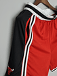 Shorts Chicago Bulls Black Red NBA - Thumbnail 2